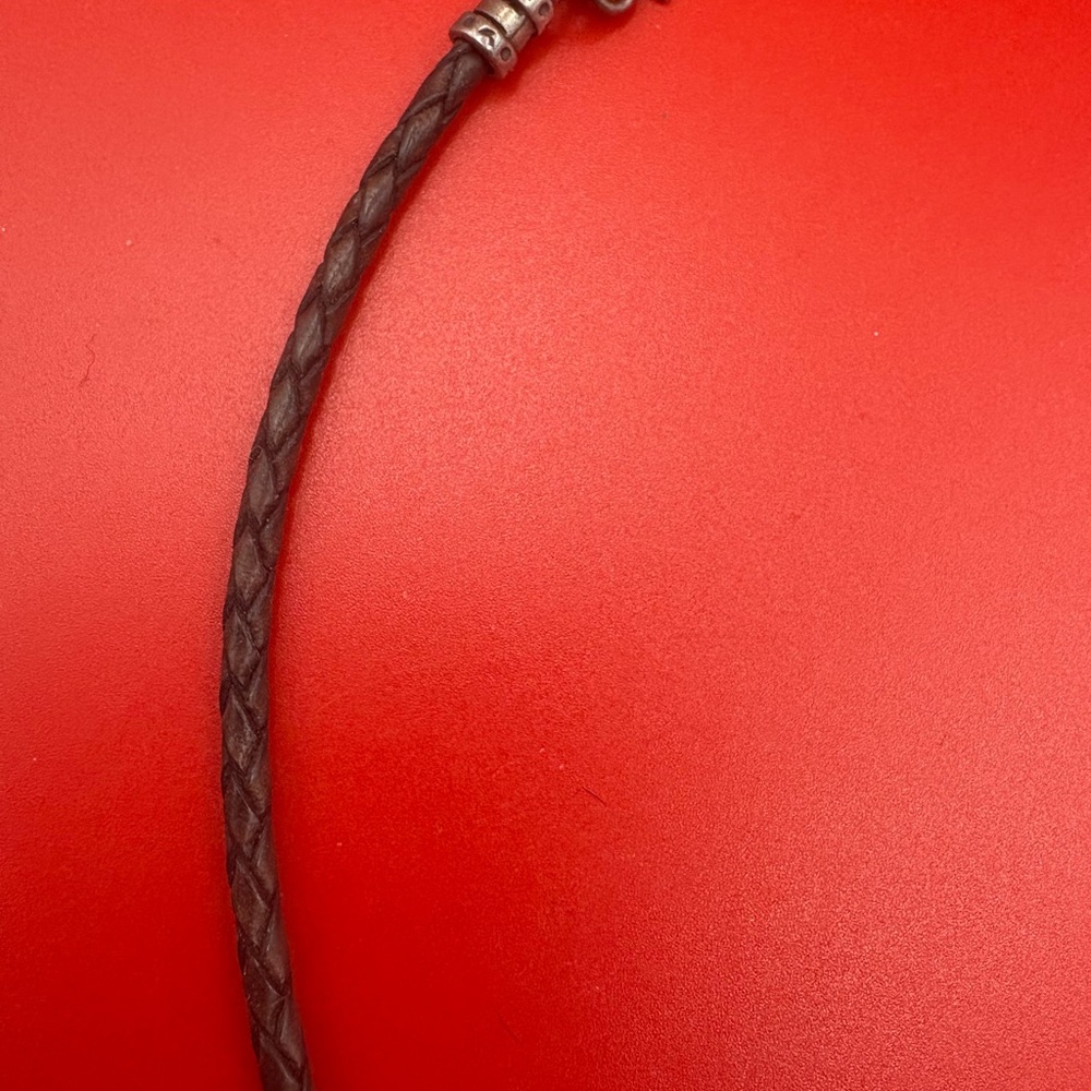 Silpada Brown Braided Choker Necklace or Wrap Bracelet - Picture 3 of 4